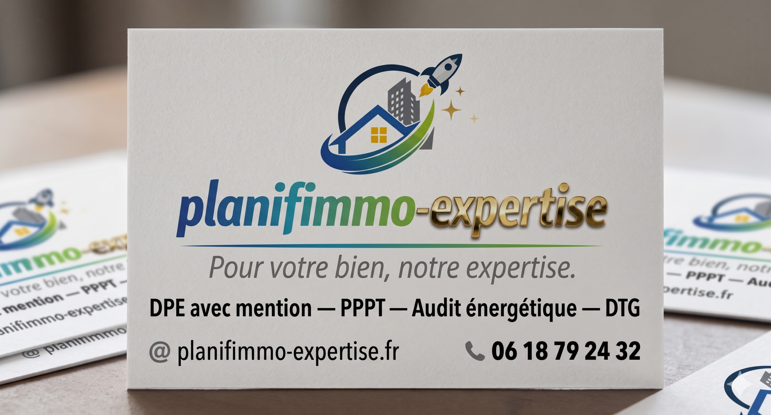 Carte Planifimmo Expertise et coordonnées de contact